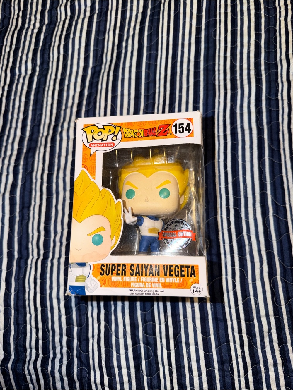 Funko Pop! Dragon Ball Z #154 Super Saiyan Vegeta - Yellow & Blue